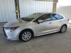 Salvage cars for sale at Grand Prairie, TX auction: 2021 Toyota Corolla LE