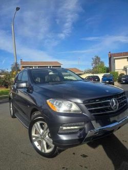 Mercedes-Benz m-Class salvage cars for sale: 2012 Mercedes-Benz ML 350 4matic