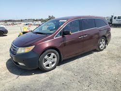 Salvage cars for sale from Copart Antelope, CA: 2012 Honda Odyssey Touring