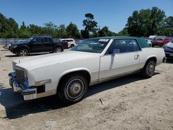 Salvage cars for sale from Copart Hampton, VA: 1984 Cadillac Eldorado