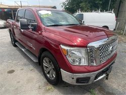 Salvage cars for sale from Copart San Antonio, TX: 2018 Nissan Titan SV