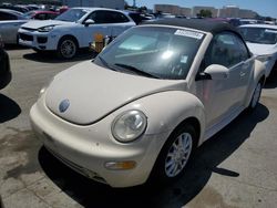 Salvage cars for sale at Martinez, CA auction: 2004 Volkswagen New Beetle GLS