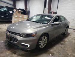 Vehiculos salvage en venta de Copart West Mifflin, PA: 2017 Chevrolet Malibu LT