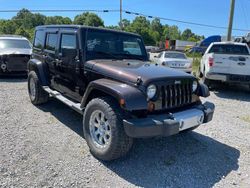 Salvage cars for sale at Lebanon, TN auction: 2013 Jeep Wrangler Unlimited Sahara