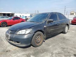 Salvage cars for sale from Copart Sun Valley, CA: 2004 Honda Civic LX