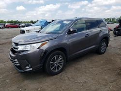 Salvage cars for sale at Fredericksburg, VA auction: 2019 Toyota Highlander SE