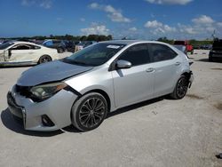 Salvage cars for sale at West Palm Beach, FL auction: 2015 Toyota Corolla L