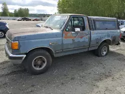 Salvage cars for sale at Arlington, WA auction: 1989 Ford F150