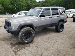 Salvage cars for sale at Austell, GA auction: 2001 Jeep Cherokee Sport