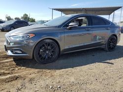 Salvage cars for sale at San Diego, CA auction: 2017 Ford Fusion SE Phev