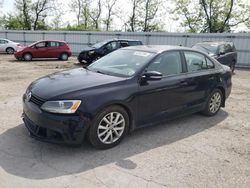Salvage cars for sale from Copart West Mifflin, PA: 2012 Volkswagen Jetta SE