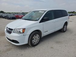 Salvage cars for sale from Copart San Antonio, TX: 2018 Dodge Grand Caravan SE