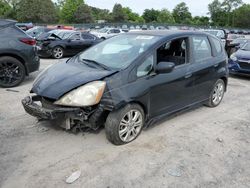 Salvage cars for sale at Madisonville, TN auction: 2010 Honda FIT Sport