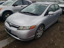 Salvage cars for sale at Elgin, IL auction: 2008 Honda Civic LX