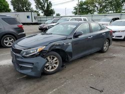 Salvage cars for sale from Copart Moraine, OH: 2016 KIA Optima LX