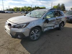 Carros salvage a la venta en subasta: 2018 Subaru Outback 2.5I Limited