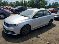 Salvage cars for sale from Copart Baltimore, MD: 2016 Volkswagen Jetta S