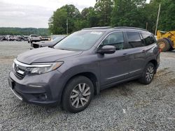 Salvage cars for sale at Concord, NC auction: 2021 Honda Pilot EXL