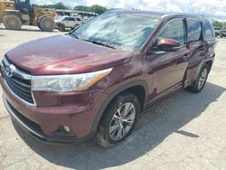 Toyota Highlander salvage cars for sale: 2015 Toyota Highlander XLE