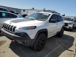 Salvage cars for sale at Vallejo, CA auction: 2016 Jeep Cherokee Trailhawk