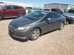 Honda salvage cars for sale: 2013 Honda Civic LX