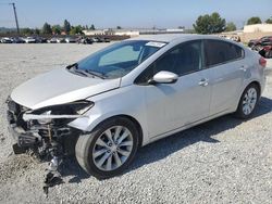 Salvage cars for sale at Mentone, CA auction: 2016 KIA Forte LX