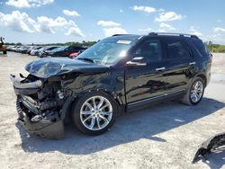 Salvage cars for sale at West Palm Beach, FL auction: 2015 Ford Explorer XLT