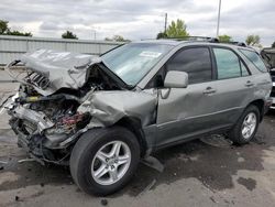 Salvage cars for sale from Copart Littleton, CO: 2002 Lexus RX 300