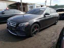 Salvage cars for sale at New Britain, CT auction: 2017 Mercedes-Benz E 300 4matic