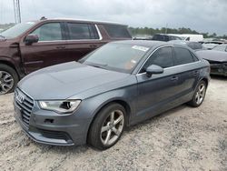 Salvage cars for sale from Copart Houston, TX: 2015 Audi A3 Premium
