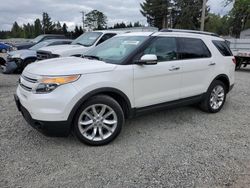 Salvage cars for sale at Graham, WA auction: 2012 Ford Explorer Limited