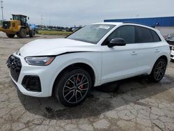 Salvage cars for sale at Woodhaven, MI auction: 2023 Audi SQ5 Premium Plus