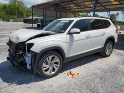 Salvage cars for sale at Cartersville, GA auction: 2022 Volkswagen Atlas SE