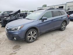Salvage cars for sale at Kansas City, KS auction: 2018 Subaru Outback 2.5I Limited