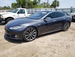 Vehiculos salvage en venta de Copart Riverview, FL: 2015 Tesla Model S
