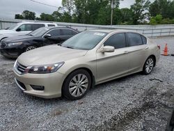 Salvage cars for sale at Gastonia, NC auction: 2015 Honda Accord EXL