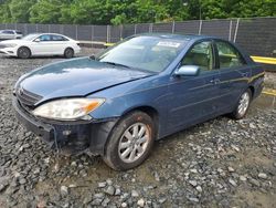 Salvage cars for sale at Waldorf, MD auction: 2003 Toyota Camry LE