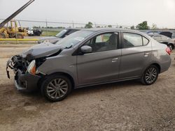 Salvage cars for sale from Copart Houston, TX: 2019 Mitsubishi Mirage G4 SE