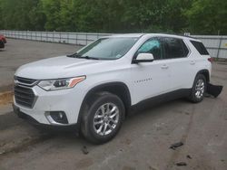 Salvage cars for sale at Glassboro, NJ auction: 2021 Chevrolet Traverse LT