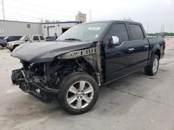 Salvage cars for sale at New Orleans, LA auction: 2018 Ford F150 Super
