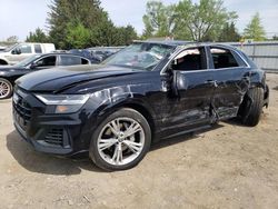 Salvage cars for sale at Finksburg, MD auction: 2019 Audi Q8 Premium Plus