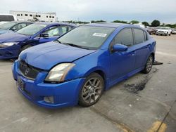 Salvage cars for sale from Copart Grand Prairie, TX: 2012 Nissan Sentra SE-R