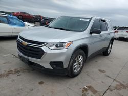 Salvage cars for sale from Copart Grand Prairie, TX: 2018 Chevrolet Traverse LS