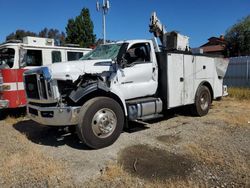 Ford salvage cars for sale: 2019 Ford F750 Super Duty