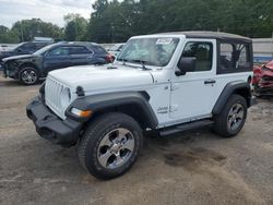 Jeep Wrangler salvage cars for sale: 2019 Jeep Wrangler Sport