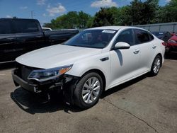 Salvage cars for sale at Moraine, OH auction: 2018 KIA Optima LX