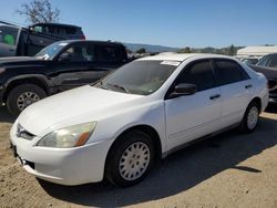 Salvage cars for sale from Copart San Martin, CA: 2004 Honda Accord DX