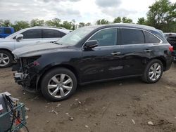 Salvage cars for sale from Copart Baltimore, MD: 2016 Acura MDX Advance