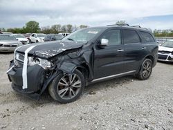 Salvage cars for sale at Des Moines, IA auction: 2011 Dodge Durango Crew
