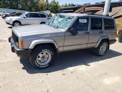 Salvage cars for sale at Eldridge, IA auction: 2001 Jeep Cherokee Sport